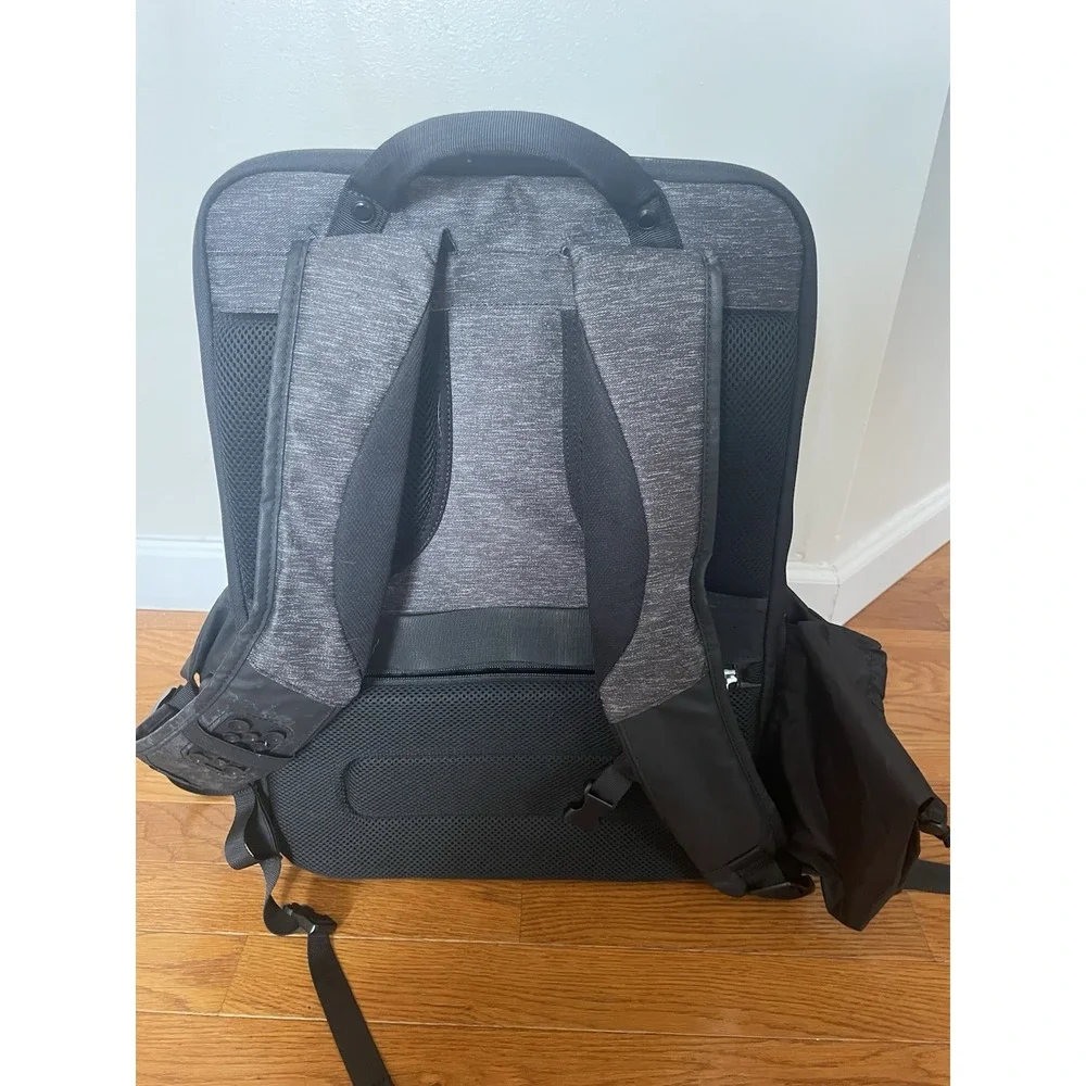 RUK Infinite Solar‎ Pickle Ball Backpack Heather Grey And Black Solar Power